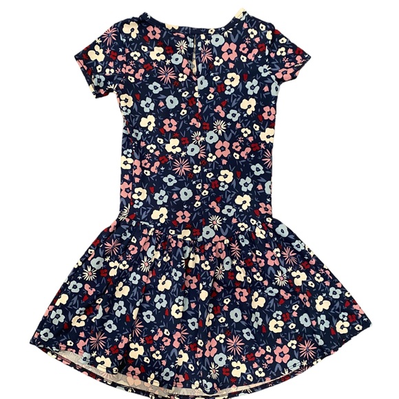 Dot Dot Smile Navy Floral Flapper Dress 5/6 - Picture 5 of 9
